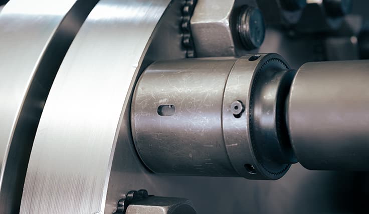 The HYTORC Washer Driver, shown overtop a HYTORC Washer showcasing that there is no need for a reaction arm