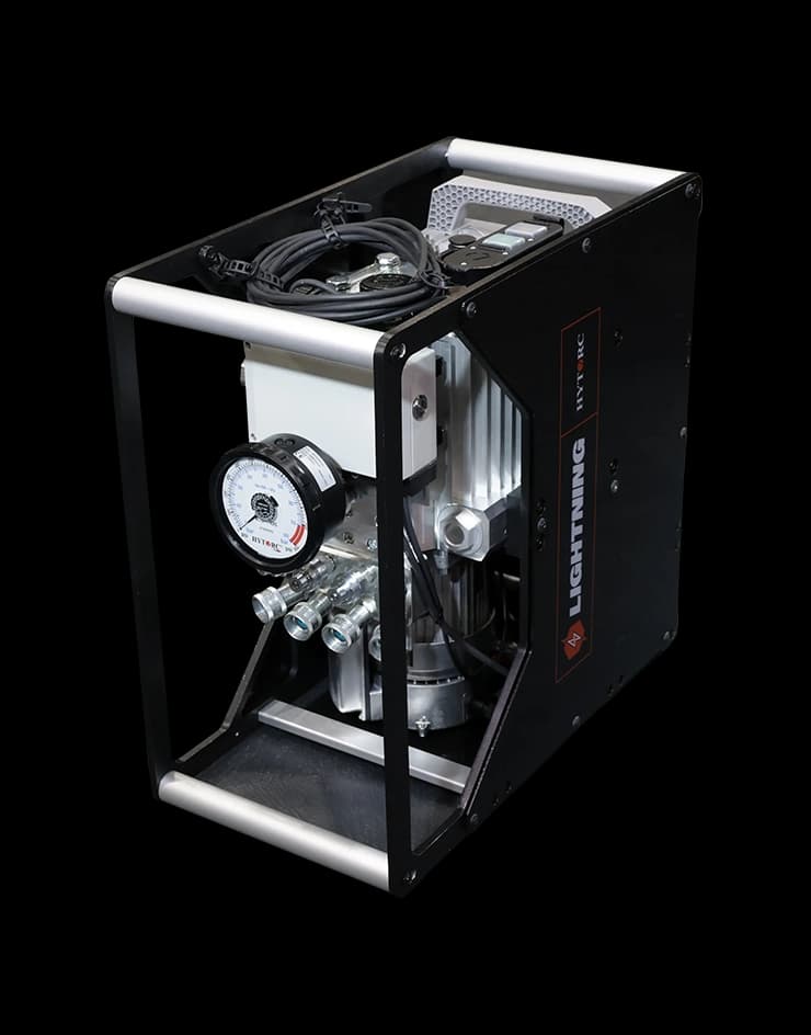 The LIGHTNING PUMP Standard Battery-Operated Hydraulic Pump