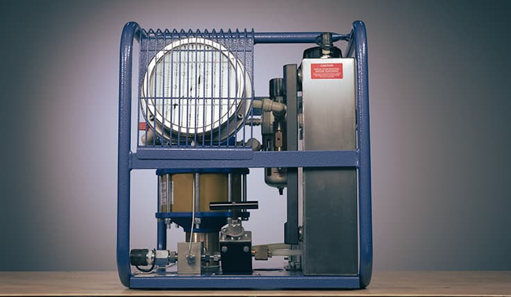 A view of the Pneumatic Tensioning Pump